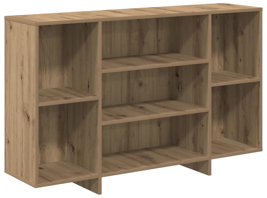 vidaXL Πλαϊνό γραφείο artisan δρυς 120 x 30 x 75 εκ Επεξεργασμένο ξύλο