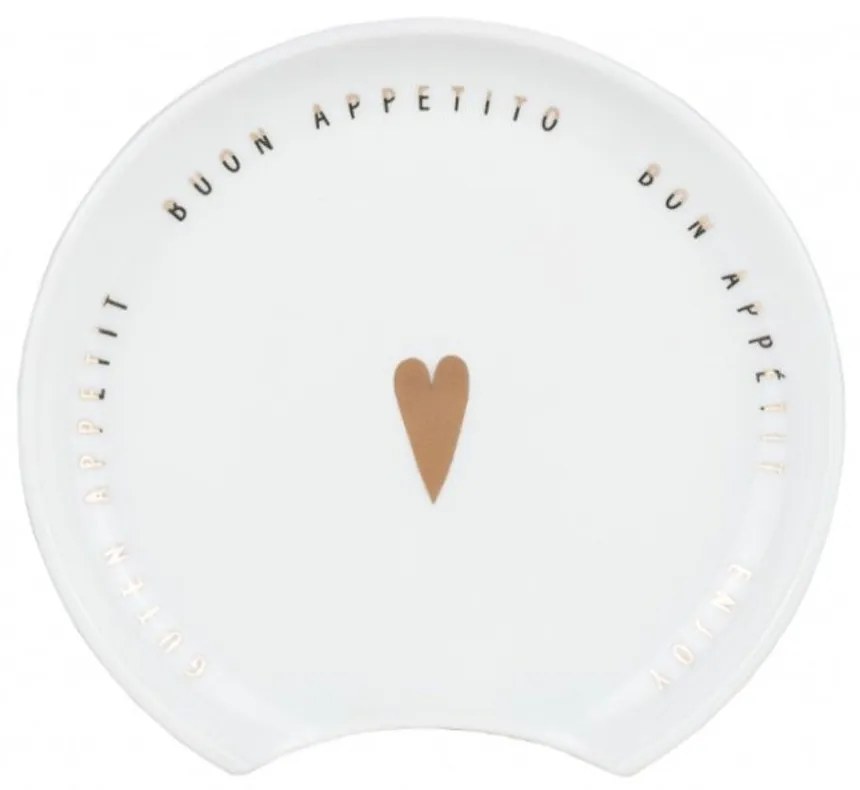 Βοηθητικό Πιατάκι Πορσελάνινο Enjoy RD0016172 11x10,5cm White Raeder Πορσελάνη