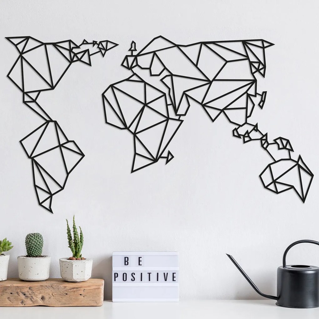 Διακοσμητικό Τοίχου (100x58) A-G World Map2 891TNL1174