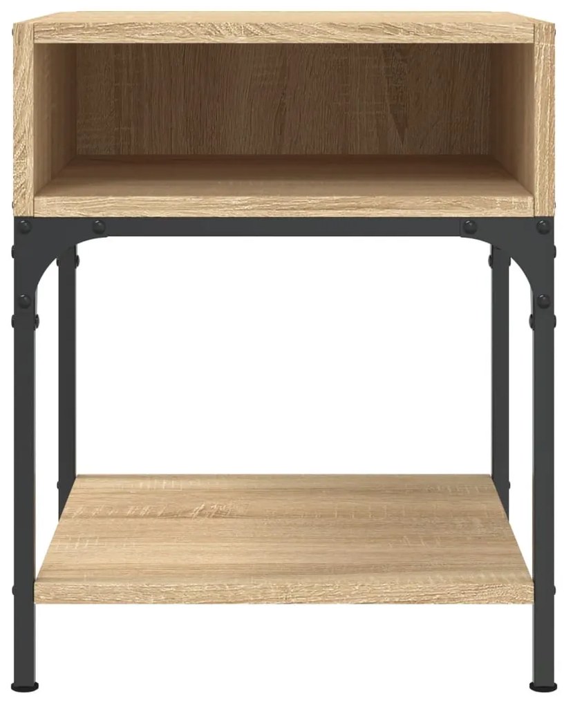 vidaXL Κομοδίνο Sonoma Δρυς 40 x 41 x 50 εκ. από Επεξεργασμένο Ξύλο