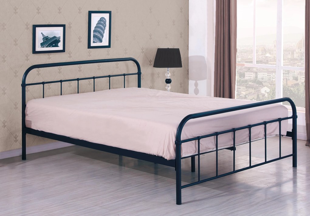 LINA 120 bed DIOMMI V-CH-LINDA_120-LOZ-CZARNY