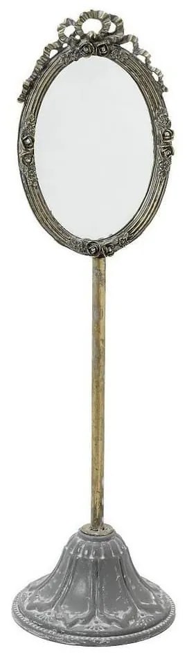 Καθρέφτης Επιτραπέζιος Οβάλ 49cm Grey FUT205 Espiel Metal