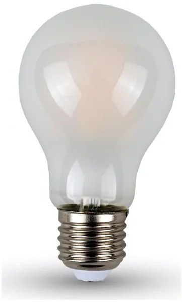 LED V-TAC Λάμπα 5W Filament E27 A60 A++ Frost Cover Ψυχρό Λευκό 6400Κ 7180