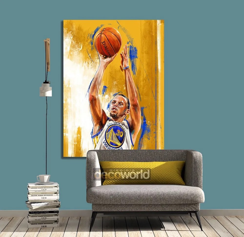 Πίνακας σε καμβά NBA Stephen Curry KNV979 65cm x 95cm