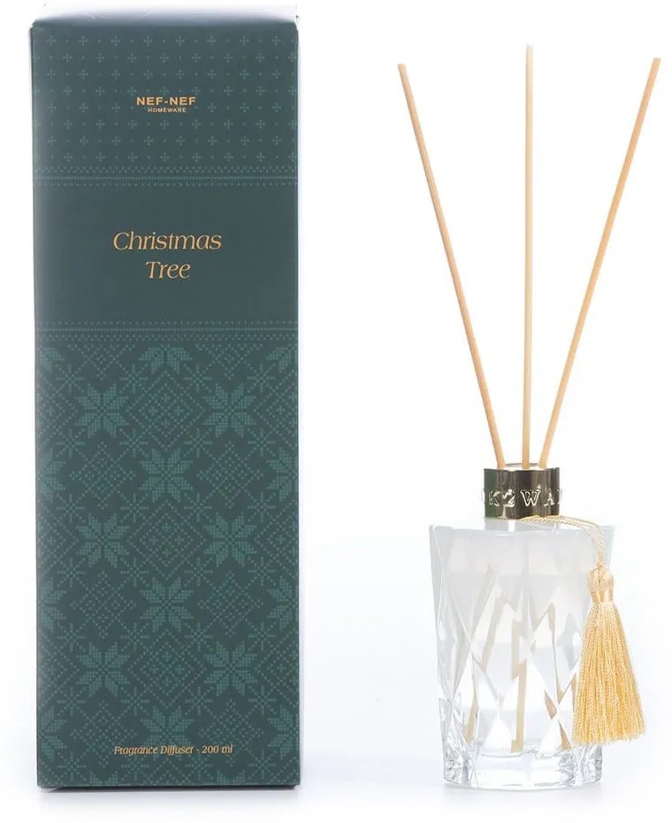 Αρωματικό Χώρου Με Στικς Christmas Tree 200ml Green Nef-Nef Homeware