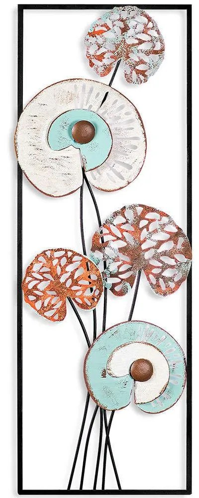 Διακοσμητικό Τοίχου Grape Vine 930DYU1284 32x4x90cm Multi-Bronze Wallity Μέταλλο