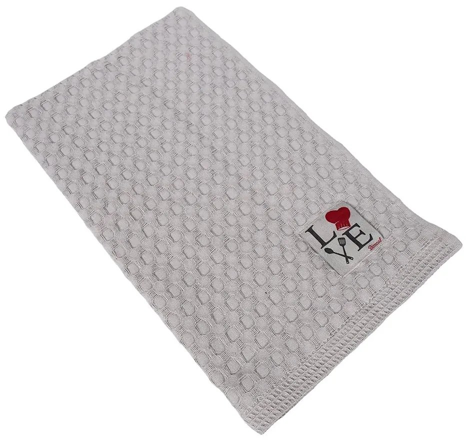 Ποτηρόπανο Kitchen 09 Grey DimCol 50x70cm 100% Cotton