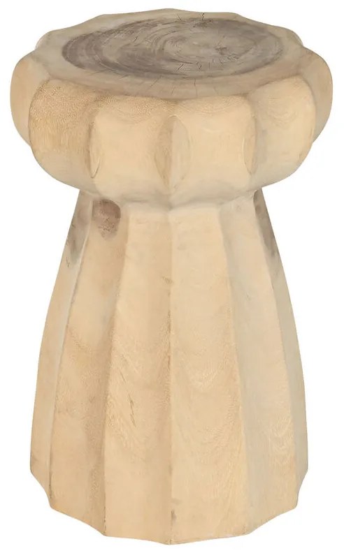 Βοηθητικό Τραπέζι Home ESPRIT Φυσικό 30 x 30 x 45 cm