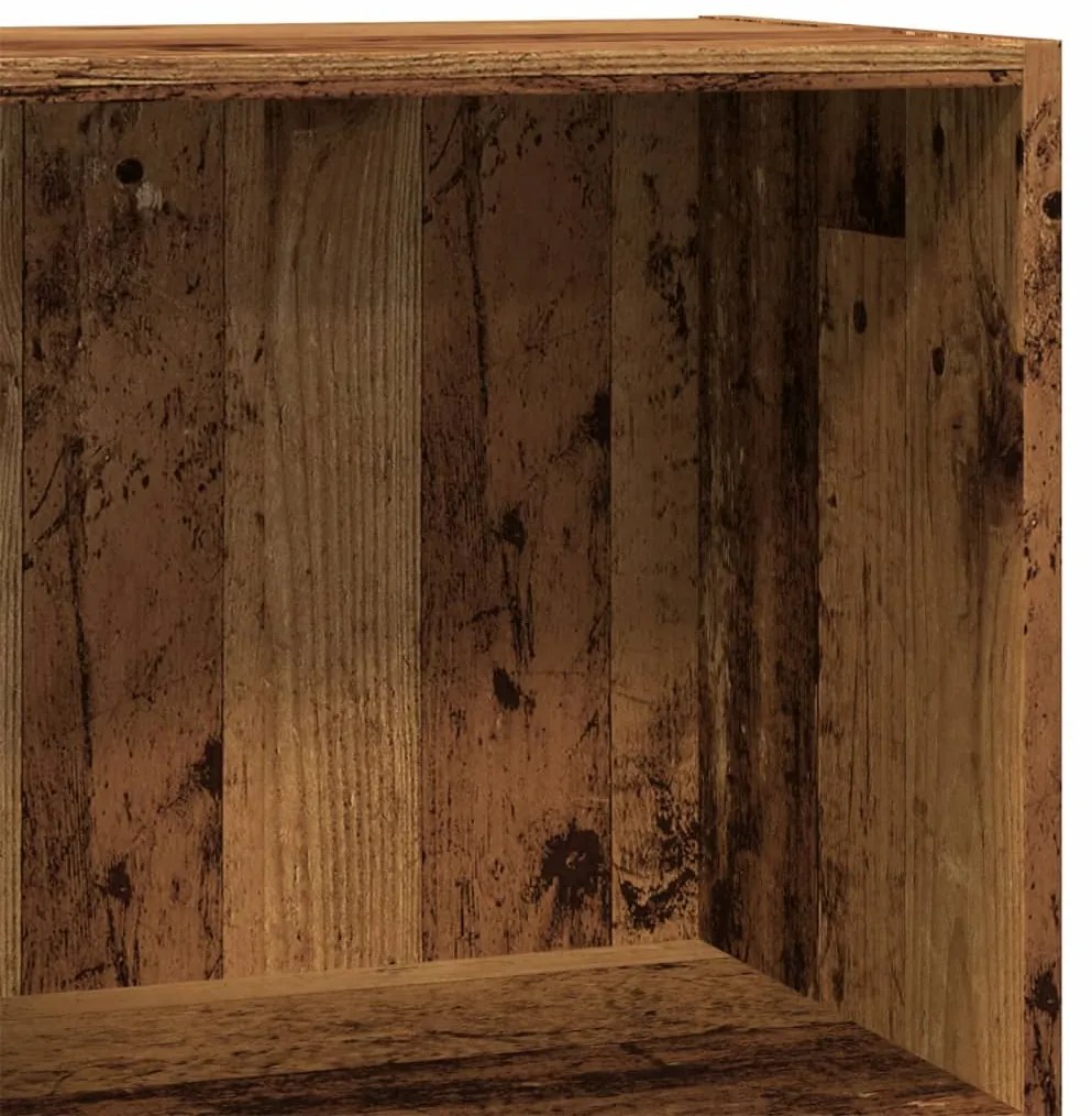 vidaXL Βιβλιοθήκη Όψη Παλαιού Ξύλου 60x30x77 εκ. Επεξεργασμένο Ξύλο