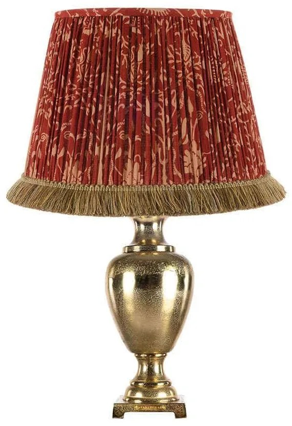 Φωτιστικό Επιτραπέζιο Saxon Ornament-Ulpia Gold-Multi MindTheGap Metal, Fabric