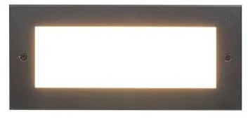 Απλίκα Χωνευτό Φωτιστικό Τοίχου IP65 LED 10W Μαύρο VERRE-26012 Sunlight-VERRE-26012-Μαύρο VERRE-26012