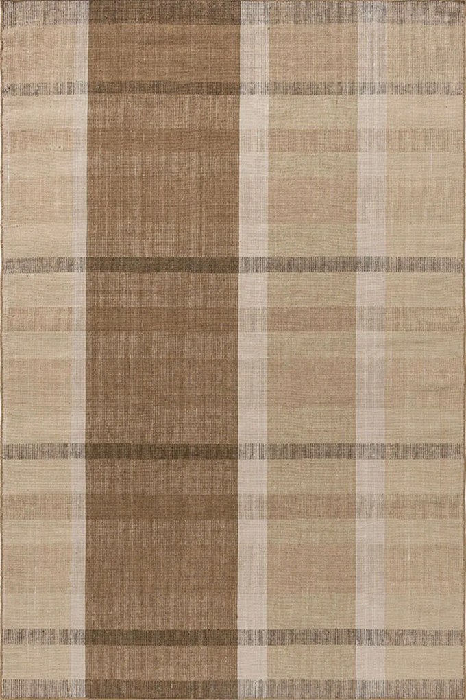 Χαλί Zona Block Stripe Cashew 497501 Dark Beige-Cream Brink &amp; Campman 200X280cm