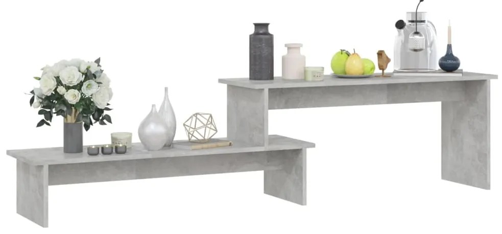 vidaXL Έπιπλο Τηλεόρασης Γκρι Σκυροδέματος 180x30x43 εκ. Μοριοσανίδα
