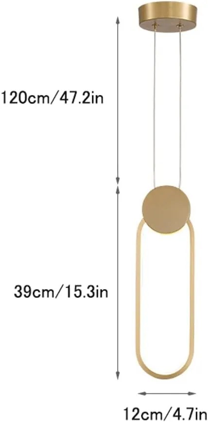 SE LED 21 RIA GOLD PENDANT 19W 3CCT 3 YEARS WARRANTY