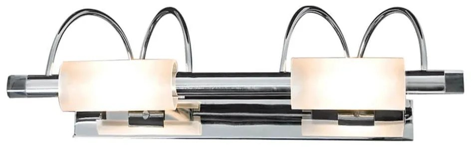 Φωτιστικό Τοίχου - Απλίκα 77-1056 W8933/2L Cylinder Chrome Homelighting Metal, Glass