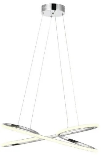 Κρεμαστό Φωτιστικό Οροφής Led Μέταλλο H20 Φ67 Eurolamp-144-15014-Νίκελ Ματ 144-15014