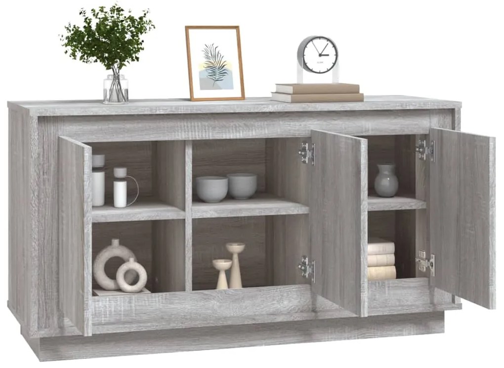 vidaXL Ντουλάπι Γκρι Sonoma 102x35x55 εκ. από Επεξεργασμένο Ξύλο