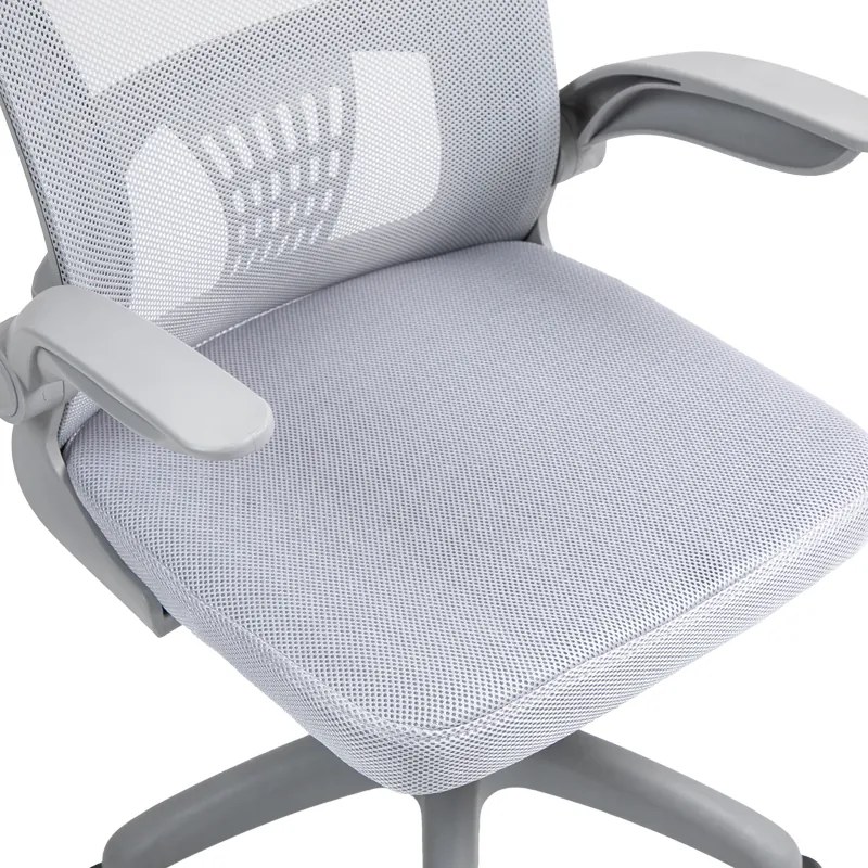 Καρέκλα γραφείου εργασίας Annalise pakoworld mesh γκρι 57x53x100εκ (1 τεμάχια)