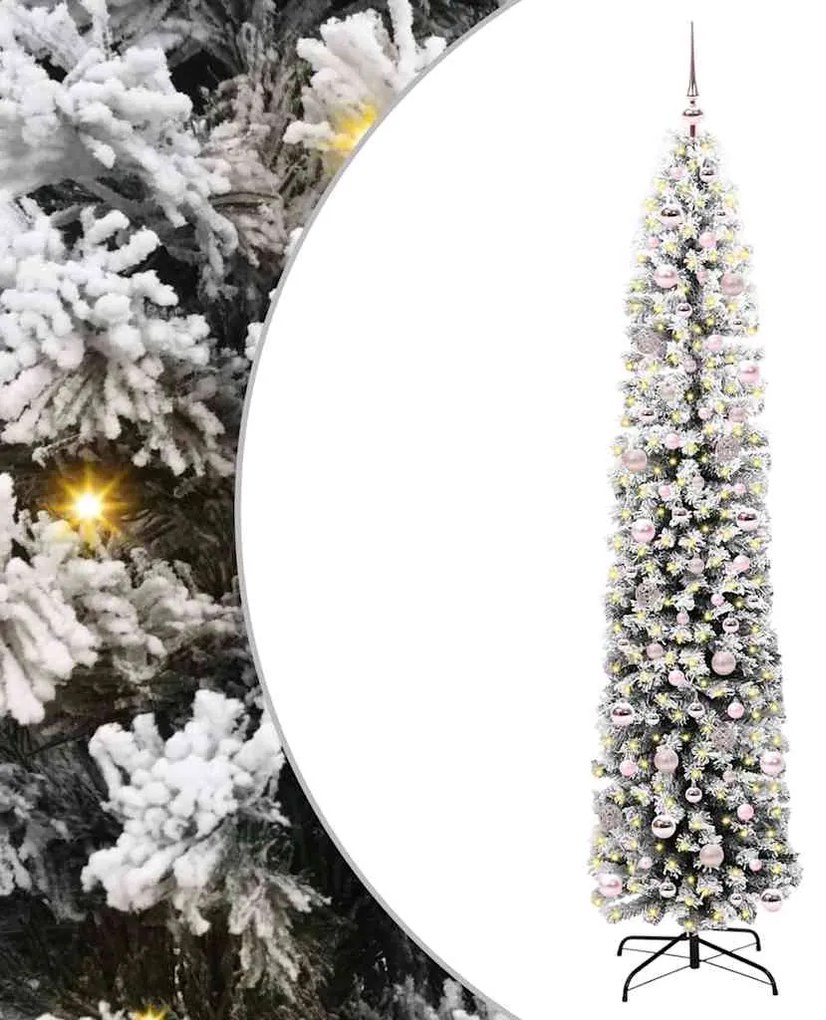 vidaXL Τεχνητό Χριστουγεννιάτικο Δέντρο με 300 LED Πράσινο 240 cm