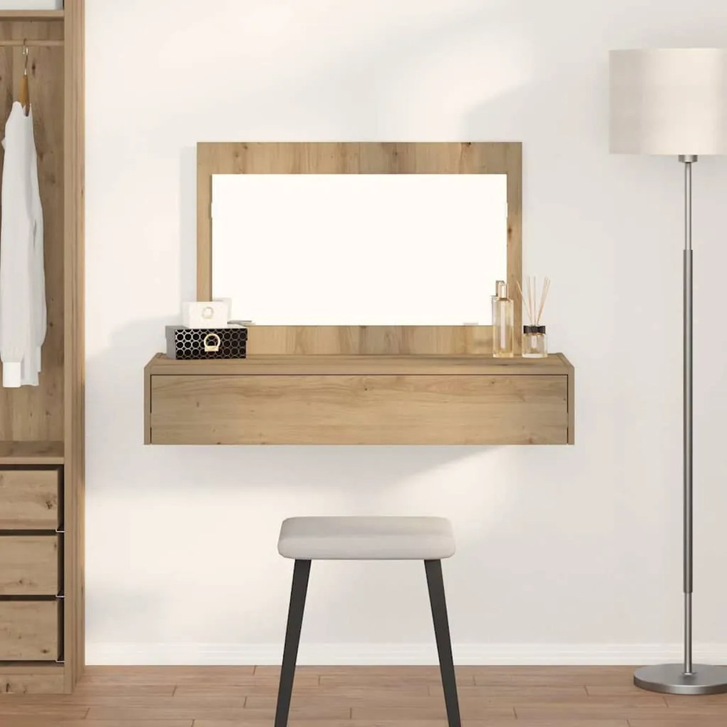 vidaXL Τραπέζι περιποίησης Καφέ 100 x 40 x 70 εκ. Επεξεργασμένο ξύλο