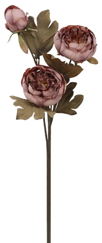 PEONY ΤΕΧΝΗΤΟ ΑΝΘΟΣ DUSTY PINK ΠΡΑΣΙΝΟ H65cm - 030754