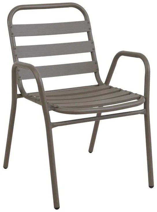 Σετ κήπου Τραπεζαρία Albero-Sussie 3τεμ μέταλλο σε σαμπανιζέ απόχρωση Φ60x70εκ 60x60x70 εκ.