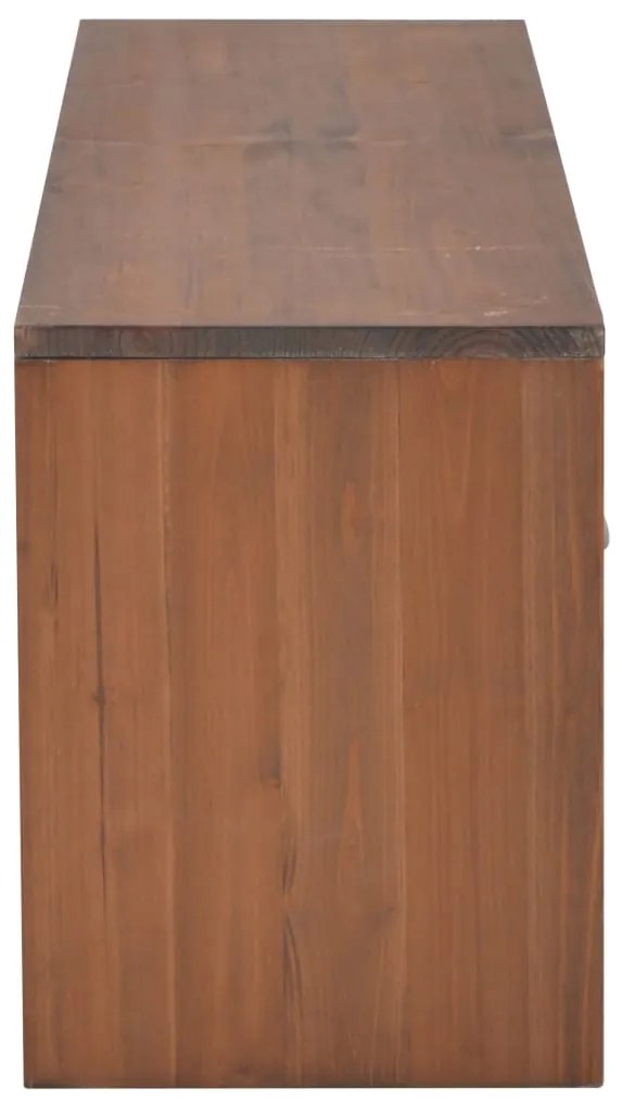 vidaXL Έπιπλο Τηλεόρασης με 4 Συρτάρια 120x30x40 εκ. Μασίφ Ξύλο Ελάτης