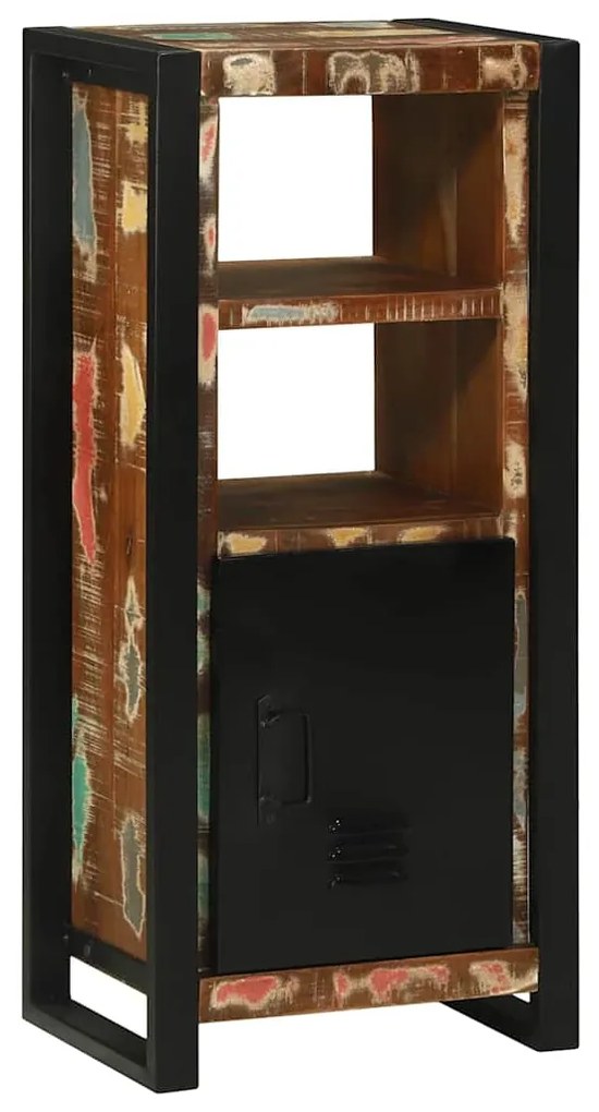 vidaXL Σετ Επίπλων Μπάνιου με ράφι 3 pcs Καφέ Στερεό Ανακτηθέν Ξύλο