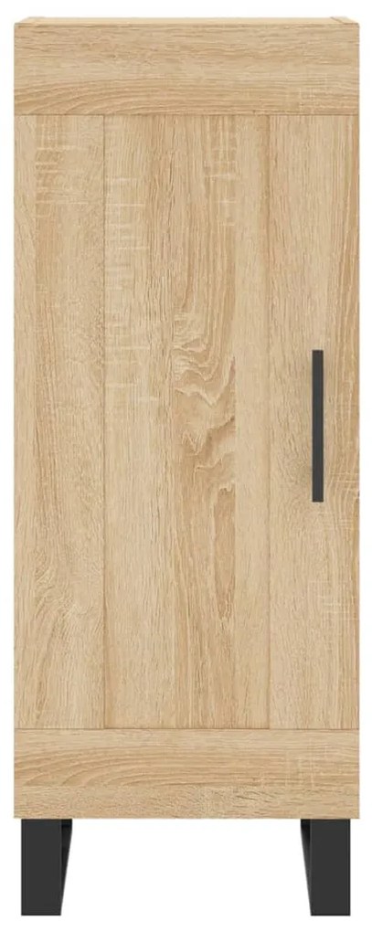 vidaXL Μπουφές Sonoma δρυς 34,5 x 34 x 180 εκ. από Επεξεργασμένο Ξύλο