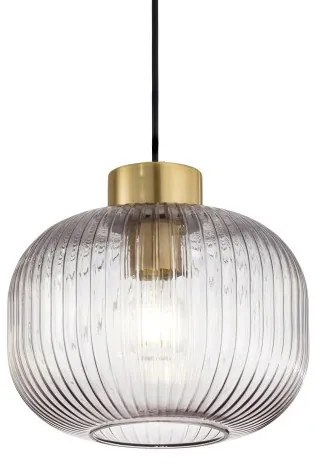 Κρεμαστό Φωτιστικό Οροφής 1xΕ27 Φιμέ Φ24m Mint 237398 Ideal Lux 237398
