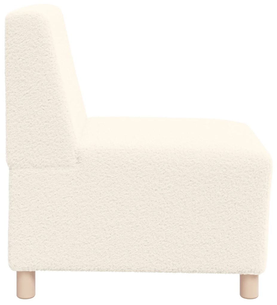 vidaXL Καθίσμα Σαλονιού 2 pcs Κρεμ 55 x 74 x 82 εκ. Βελούδο
