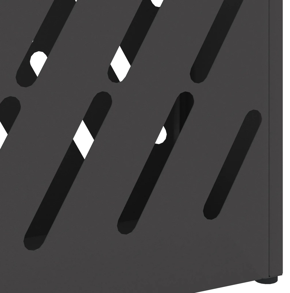vidaXL Μαύρος Σταντ Ομπρελών - 28x12x41 εκ Χάλυβας