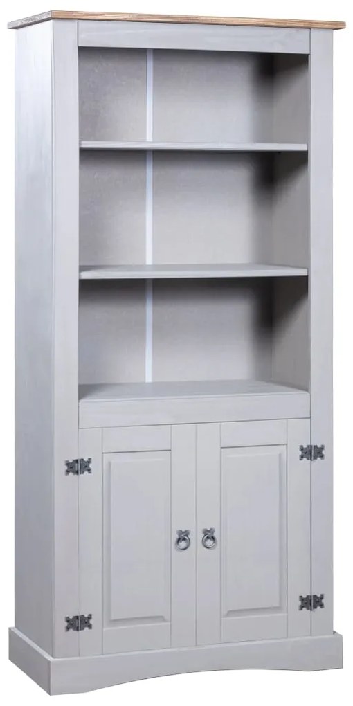 vidaXL Έπιπλο Τηλ. Μεξικ Στιλ Corona Γκρι 80x40x170 εκ Ξύλο Πεύκου