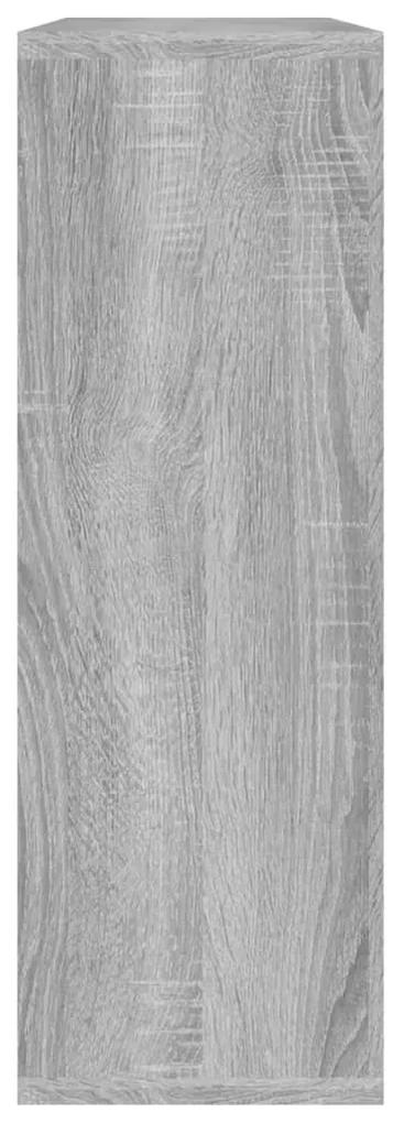 Ράφι Τοίχου Γκρι Sonoma 104x20x58,5 εκ. από Επεξεργασμένο Ξύλο - Γκρι