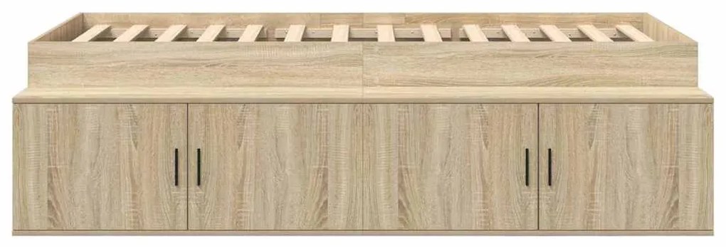 vidaXL Κρεβάτι με αποθηκευτικό χώρο Sonoma Δρυς 80 x 200 cm