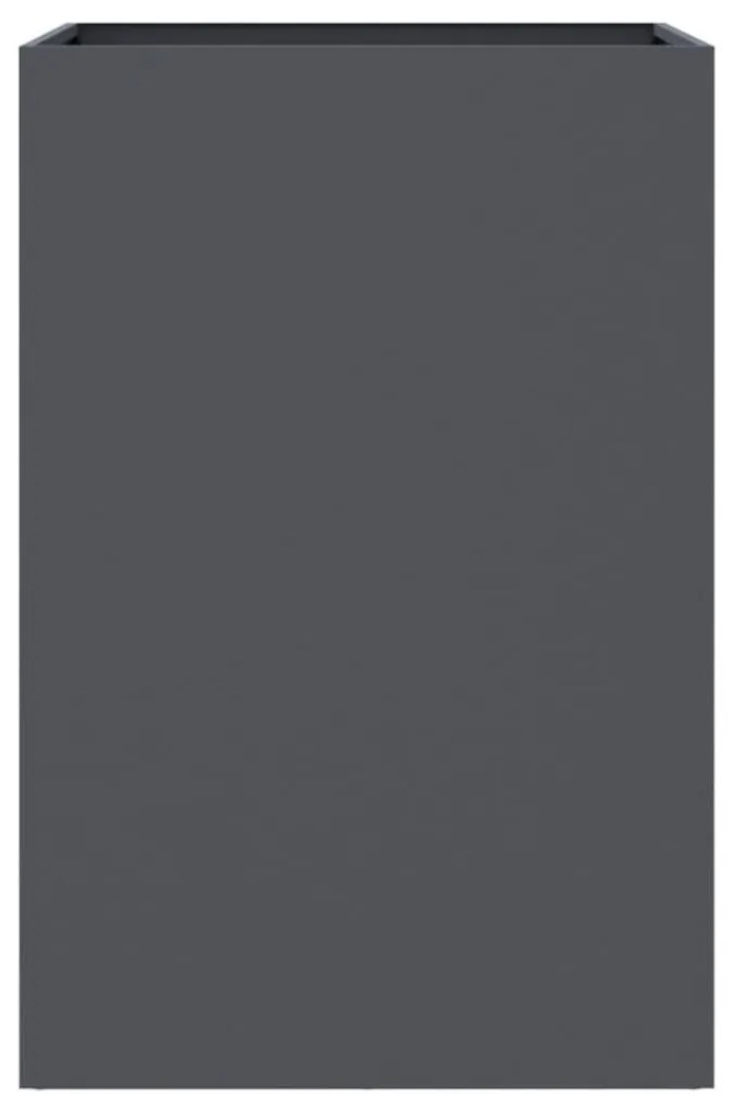 Ζαρντινιέρα Ανθρακί 52x48x75 εκ. από Χάλυβα Ψυχρής Έλασης - Ανθρακί