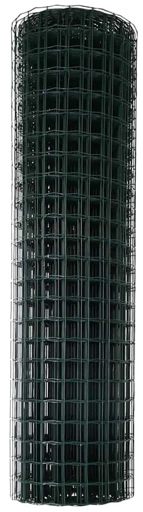 vidaXL Φράχτης Εuro Πράσινο 1.4 x 10 m Σίδηρος με επικάλυψη PVC