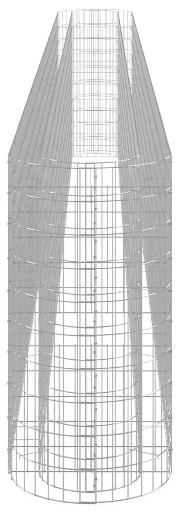 vidaXL Συρματοκιβώτιο-Γλάστρα Υπερυψωμένη 610x50x100 εκ Γαλβαν. Ατσάλι