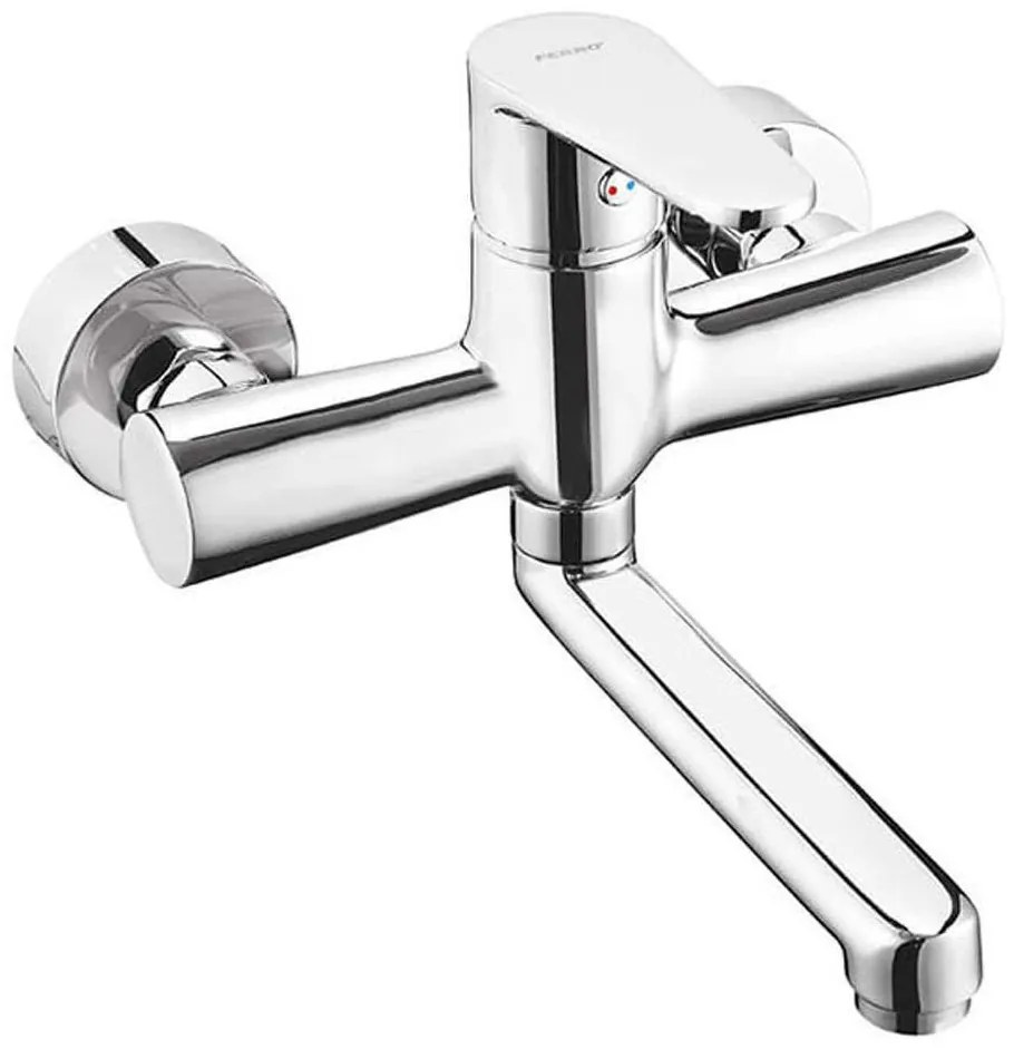 Μπαταρία Νιπτήρος Εντοιχισμού Algeo BAG3 Chrome Ferro Metal