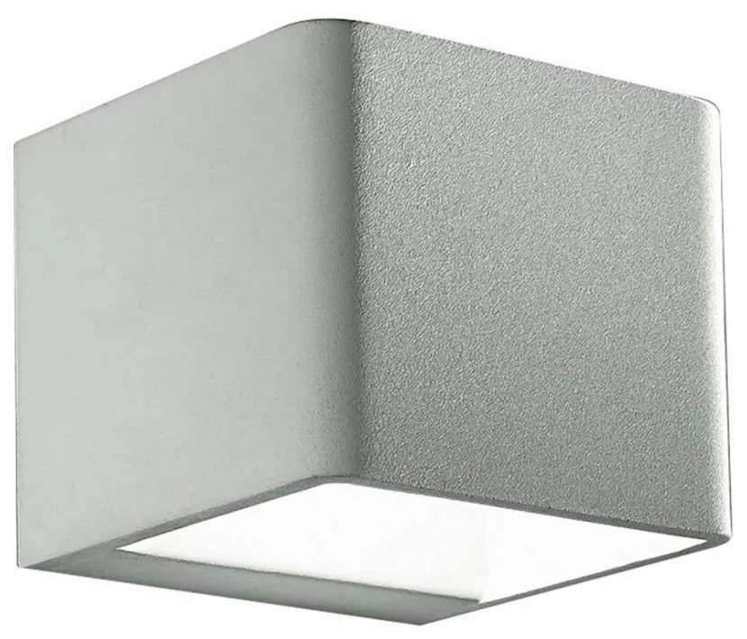 Φωτιστικό Τοίχου - Απλίκα Atlas LED-W-ATLAS/6W 6W Led 8x8x10cm White Intec Αλουμίνιο