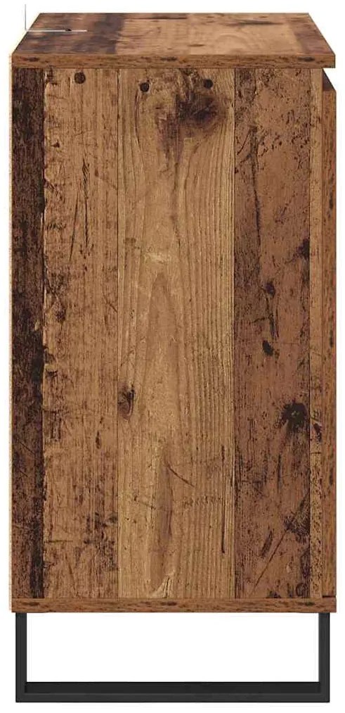 vidaXL Πλαϊνό γραφείο Παλιό Ξύλο 60 x 35 x 70 cm Επεξεργασμένο ξύλο