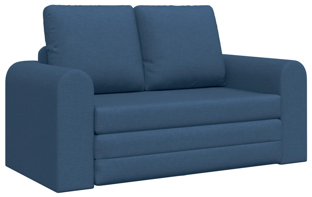 vidaXL Καναπές Κρεβάτι 2-σε-1 Μπλε 148x71x83 εκ. Υφάσματος
