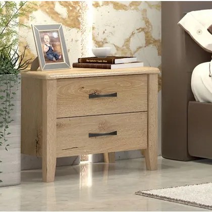 Savvidis Furniture  Κομοδίνο Ν1 55x45x48εκ Μελί Μελαμίνη BEST-890001