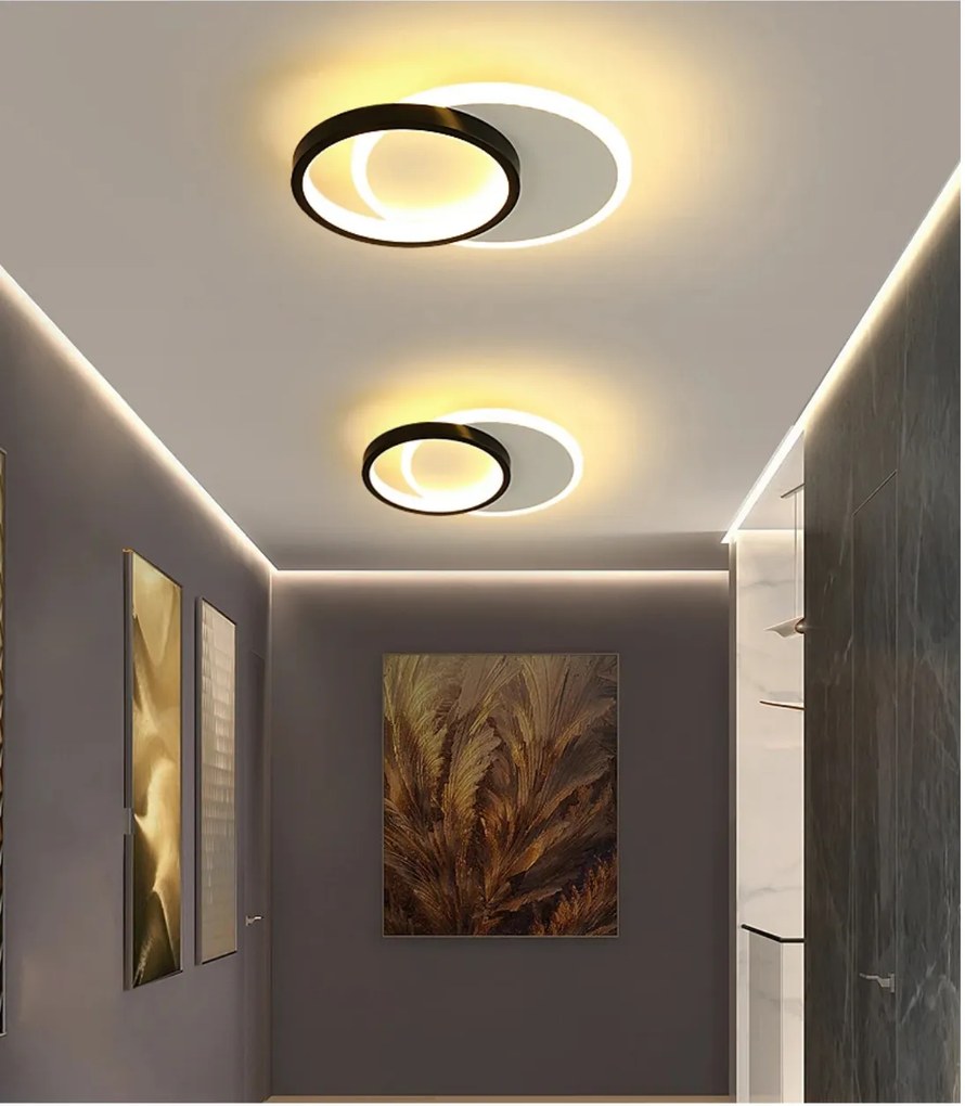 SE LED 200 HUGO WHITE AND BLACK CEILING 15W 3CCT 3 YEARS WARRANTY