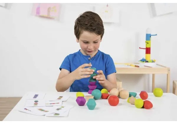 Σετ δραστηριοτήτων Miniland "Towering Beads"