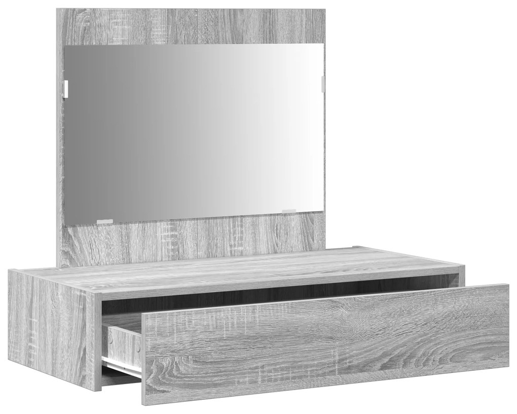 vidaXL Τοίχος με Είδη Περιποίησης Γκρι Sonoma 83x40x70 εκ
