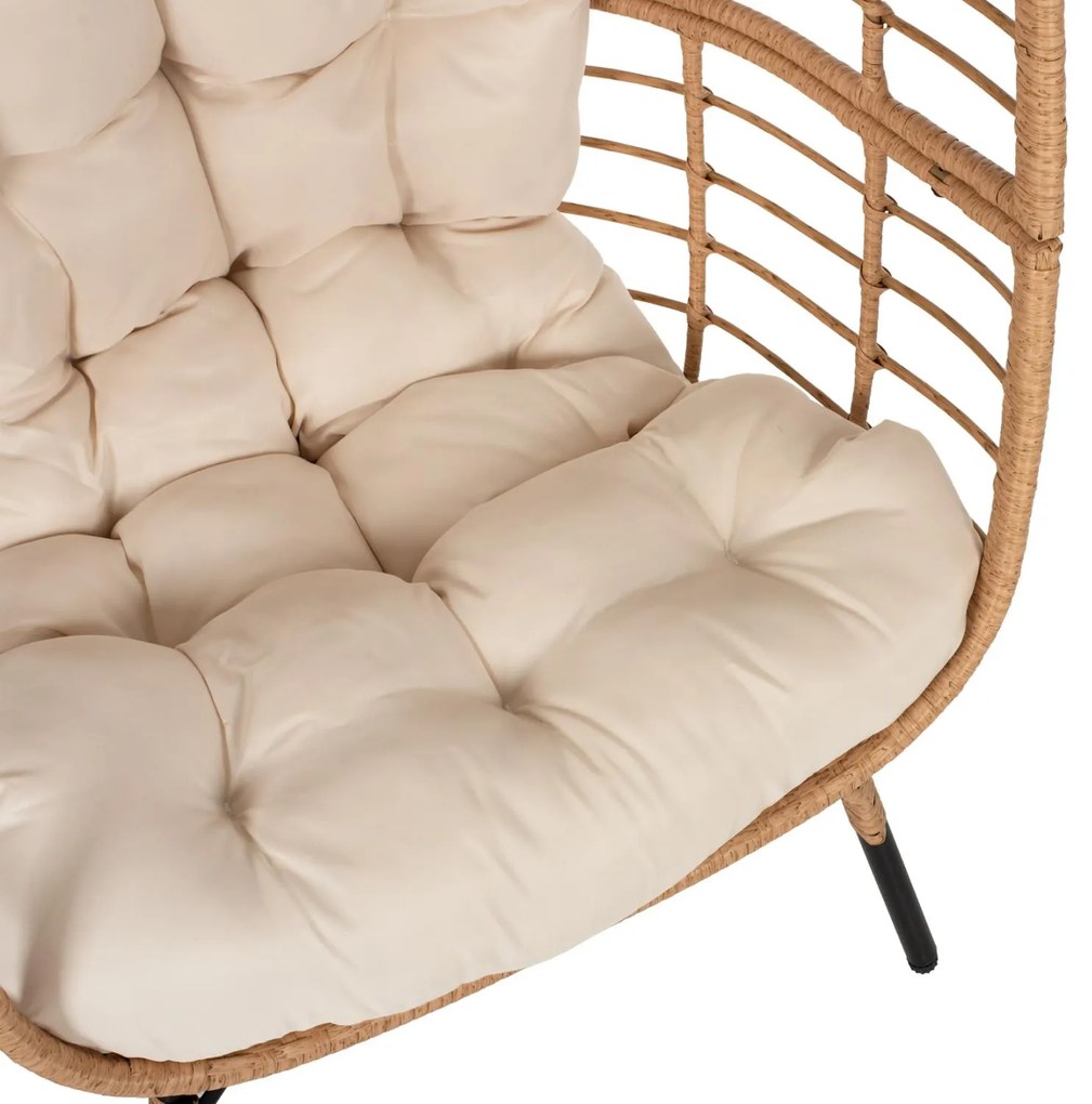 ΠΟΛΥΘΡΟΝΑ Τ.ΦΩΛΙΑ RATTAN  ΜΕΤΑΛ. ΠΟΔΙΑ ΜΑΥΡΑ 77x72x148 εκ. 77x72x148 εκ.