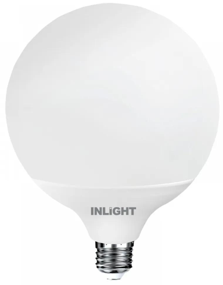 InLight E27 LED G120 18,5watt 4000K Φυσικό Λευκό 7.27.18.14.2