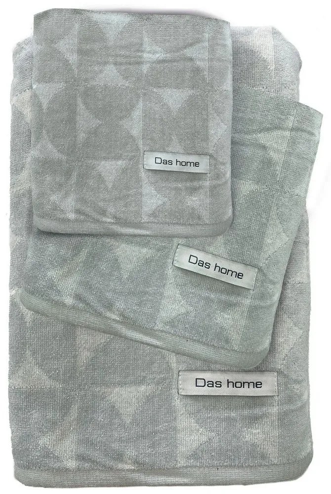 Πετσέτες Daily 0728 (Σετ 3τμχ) Spaghi Das Home Towels Set 70x140cm 100% Βαμβάκι