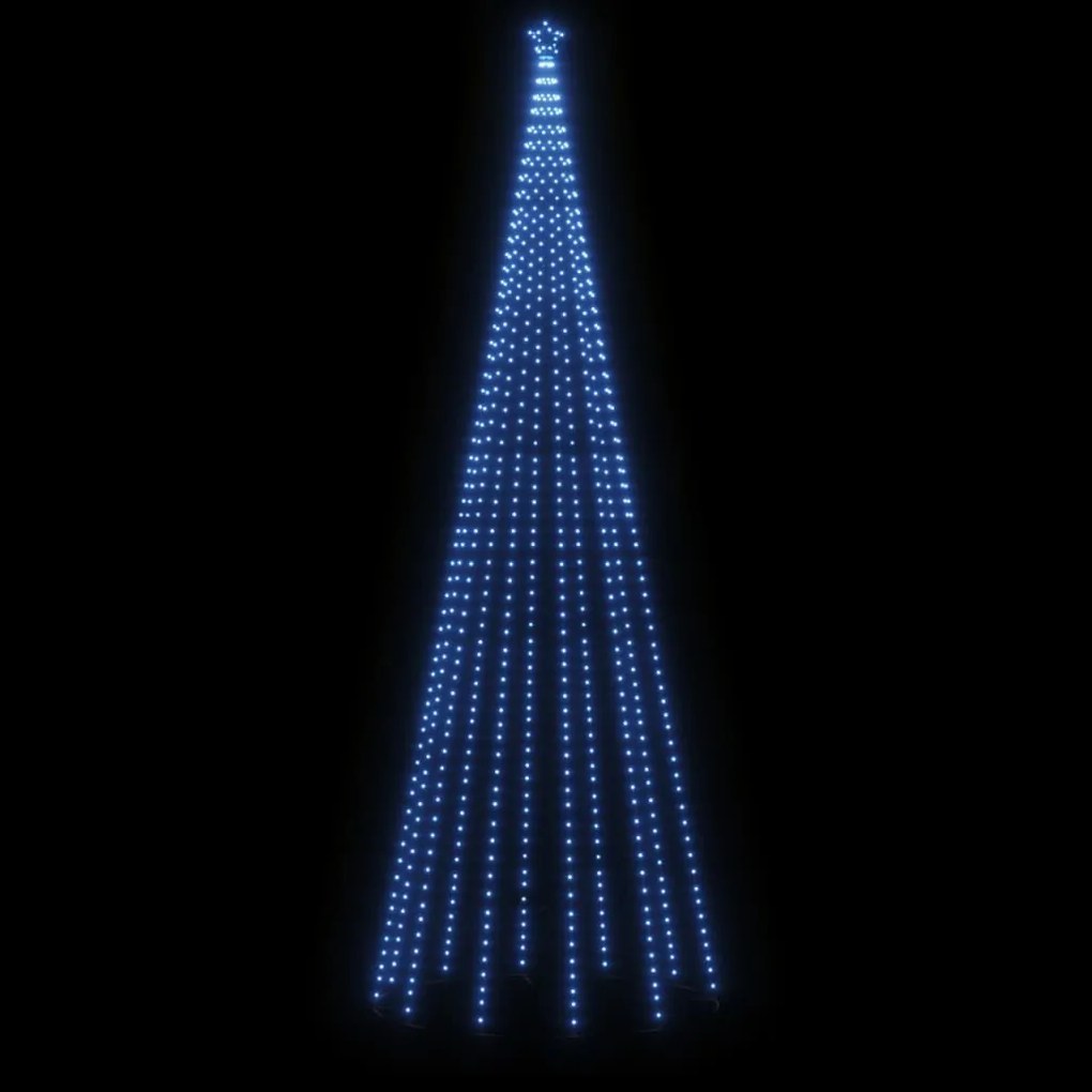 vidaXL Χριστουγεννιάτικο Δέντρο Με Ακίδα 732 LED Μπλε 500 εκ.